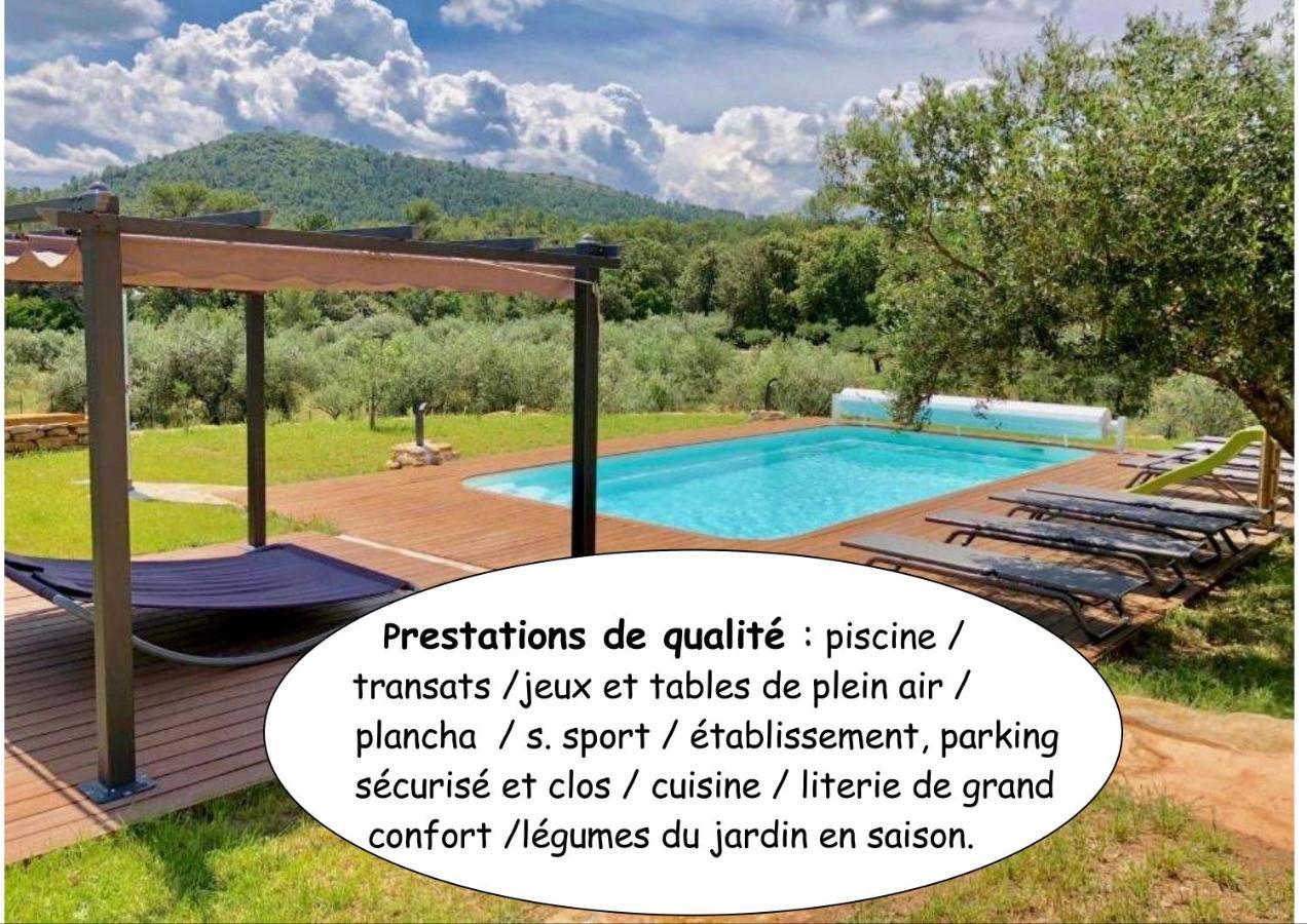 La Villa aux Oliviers Le Val Extérieur photo
